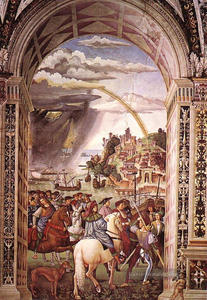Aeneas Piccolomini Blätter für den Rat der Basler Renaissance Pinturicchio Ölgemälde